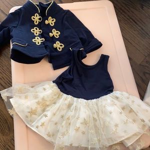 Pippa and Julie girls dress and jacket combo